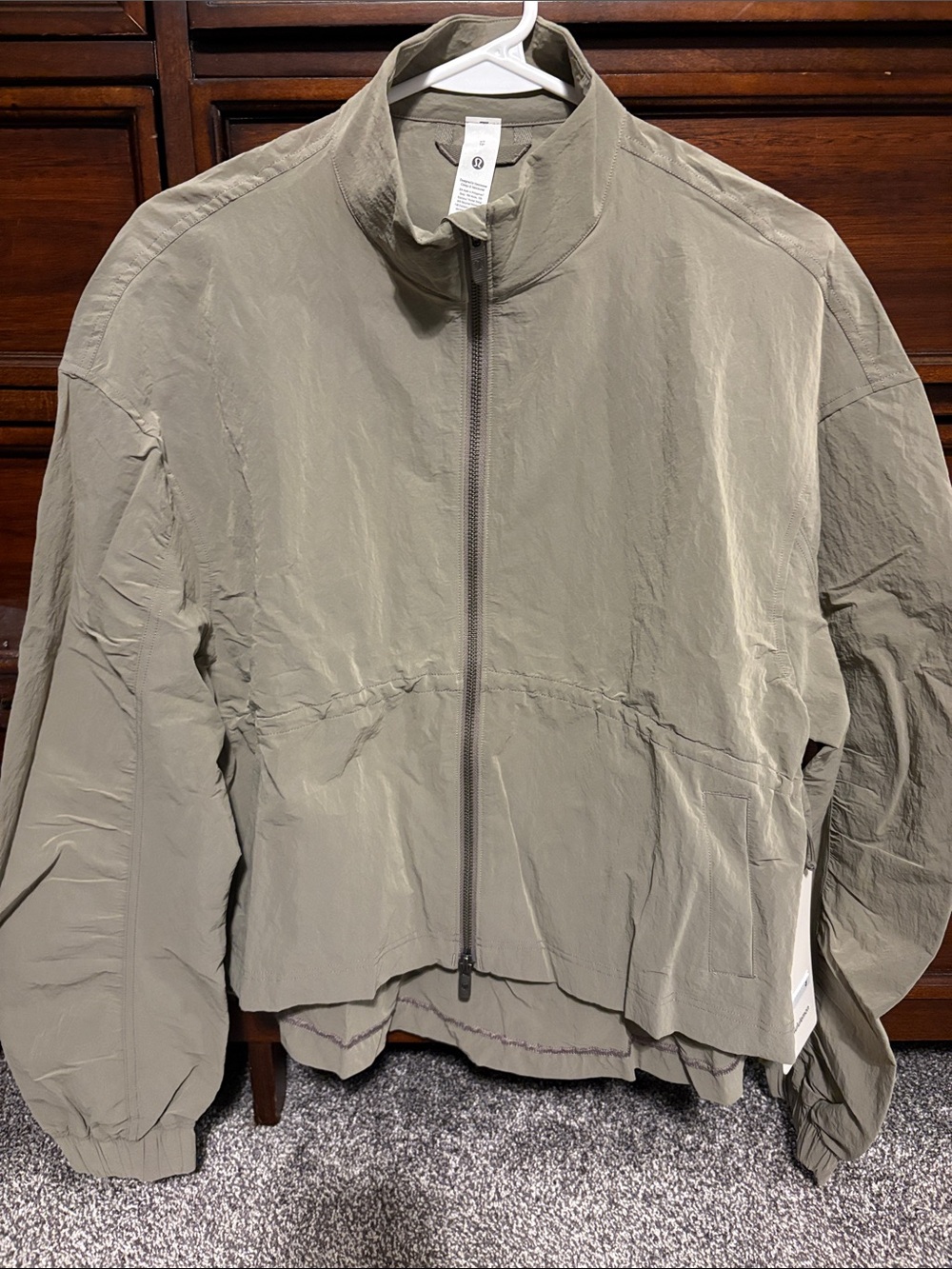 Lululemon Crinkle Nylon Cinchable Jacket